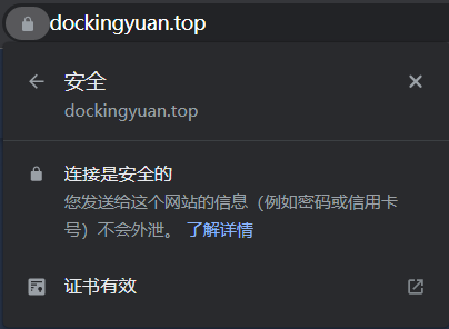 连接是安全的
